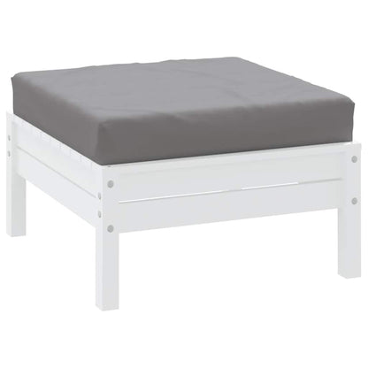Cuscino per Pallet Grigio 60x60x9,5 cm in Tessuto Oxford