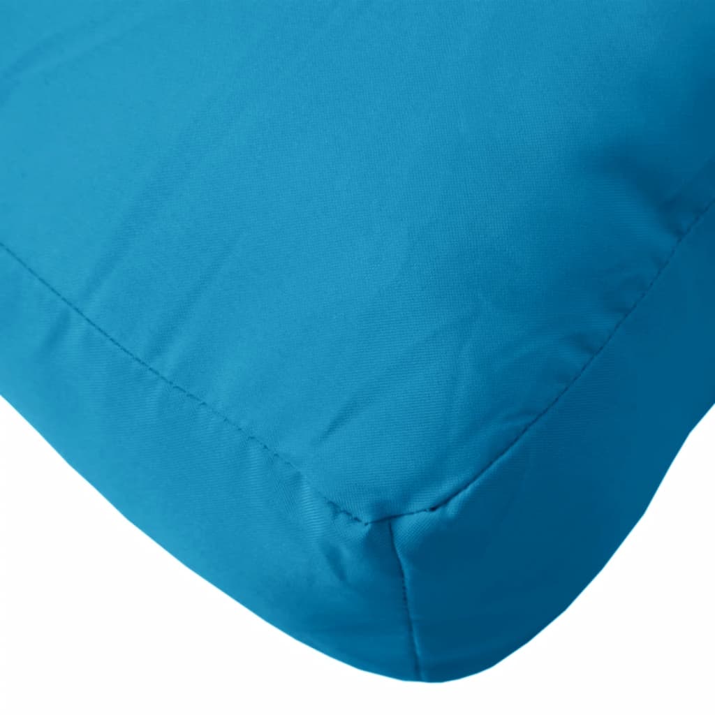 Cuscino per Pallet Azzurro 60x60x8 cm in Tessuto Oxford