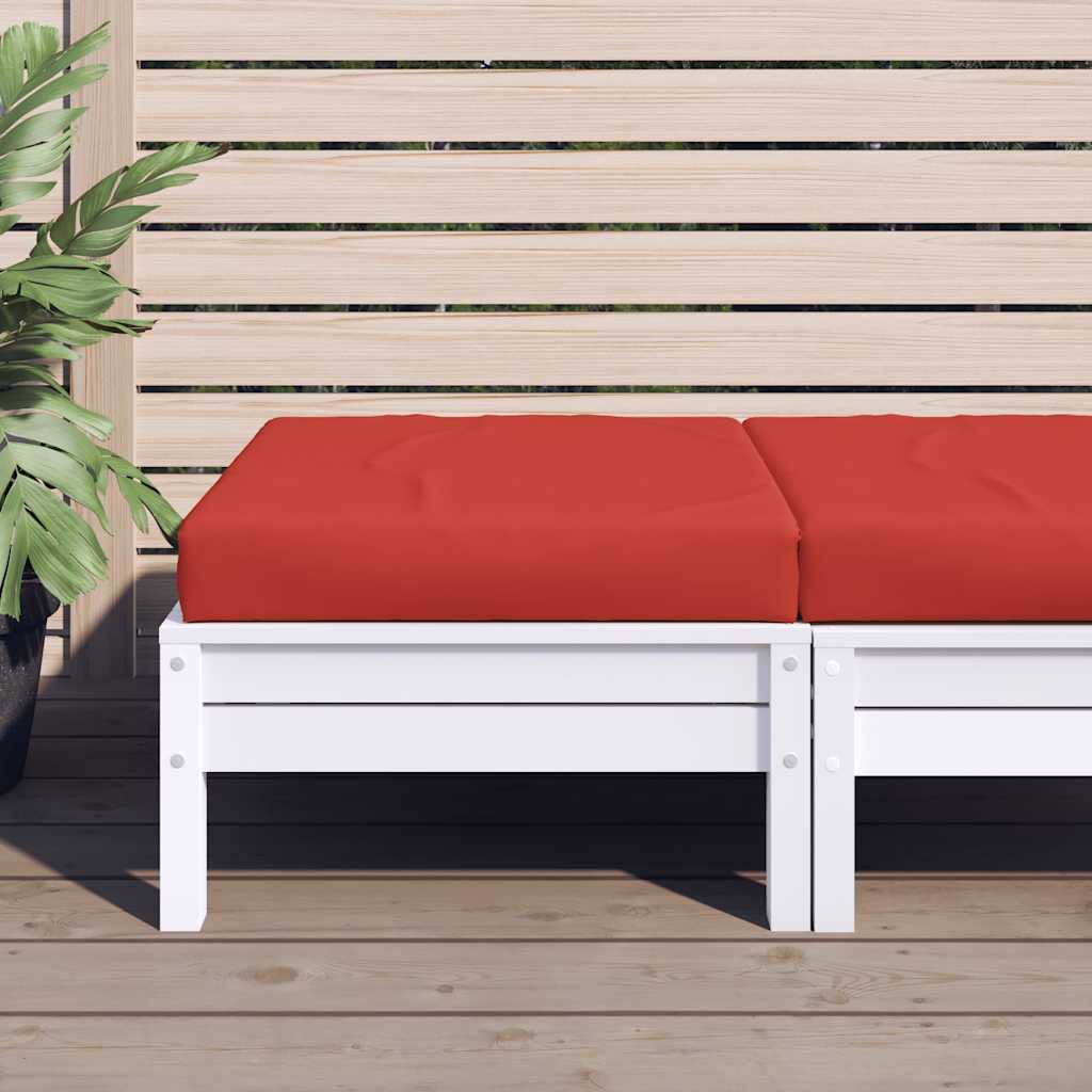 Cuscino per Pallet Rosso 60x60x9,5 cm in Tessuto Oxford | homemem39
