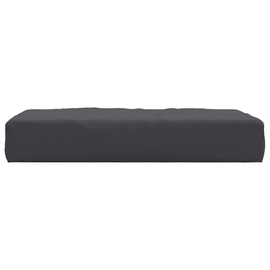 Black Pallet Cushion 60x60x8 cm in Fabric
