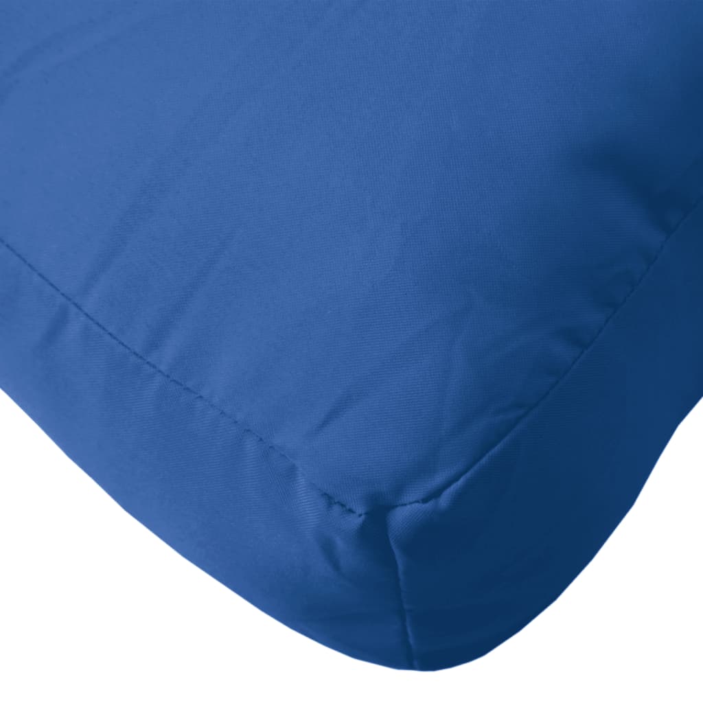 Cuscino per Pallet Blu 60x60x8 cm in Tessuto Oxford