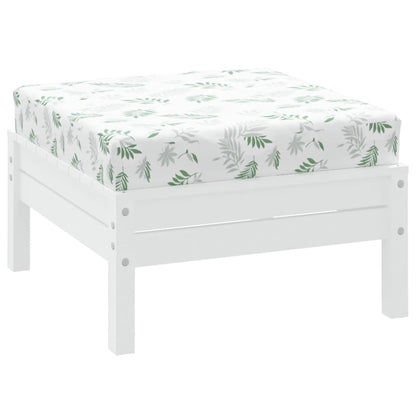 Cuscino Pallet Motivo a Foglie 60x60x8 cm in Tessuto Oxford | homemem39