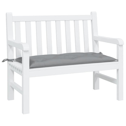 Cuscino per Panca Grigio 110x50x7 cm in Tessuto Oxford