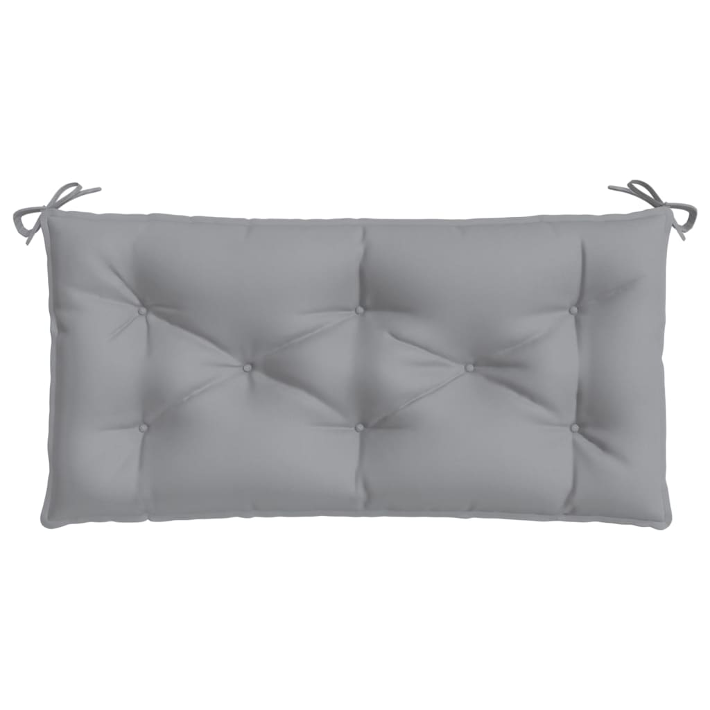 Cuscino per Panca Grigio 110x50x7 cm in Tessuto Oxford
