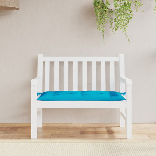 Cuscino per Panca Azzurro 110x50x7 cm in Tessuto Oxford | homemem39