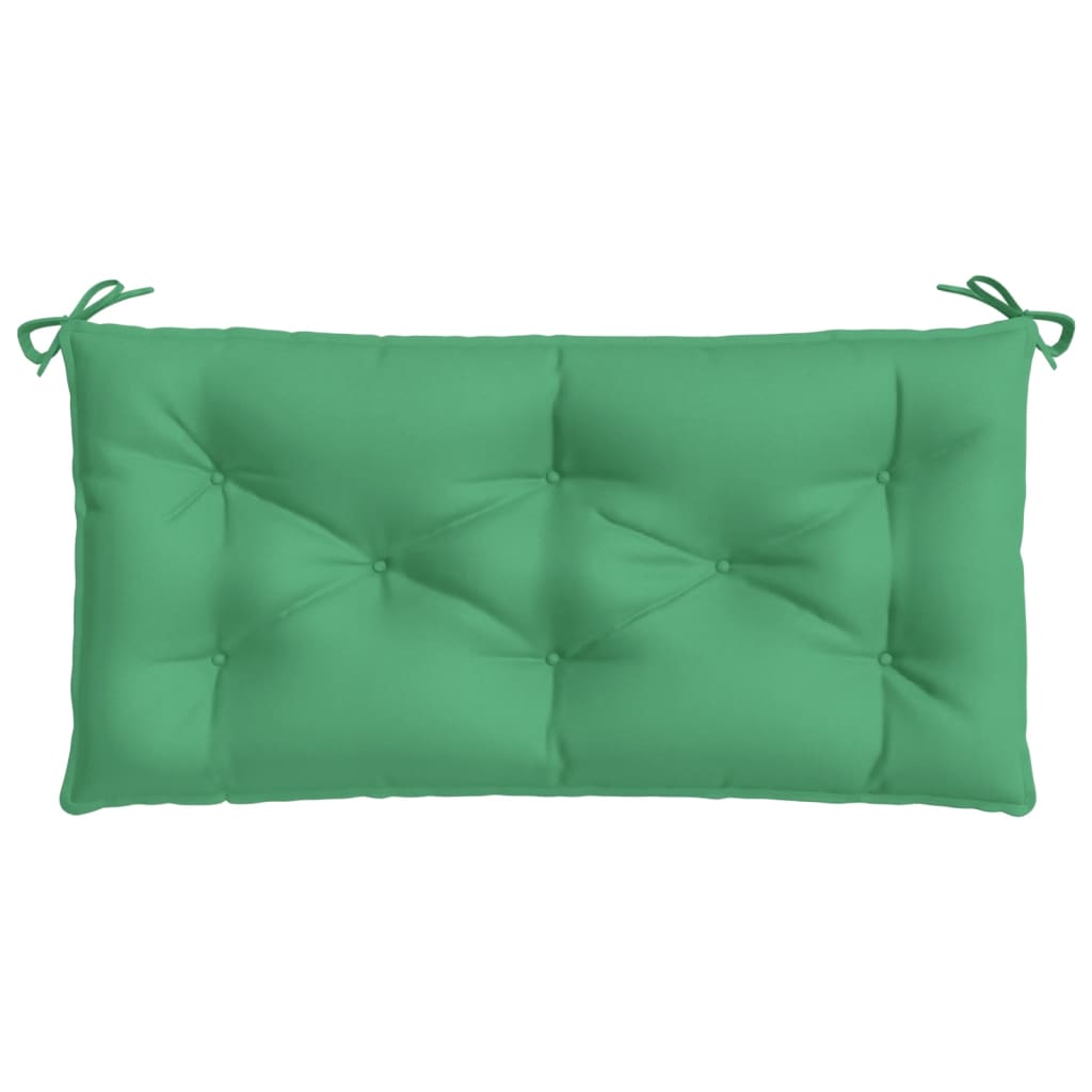 Green Bench Cushion 110x50x7 cm in Oxford Fabric