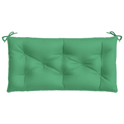 Green Bench Cushion 110x50x7 cm in Oxford Fabric