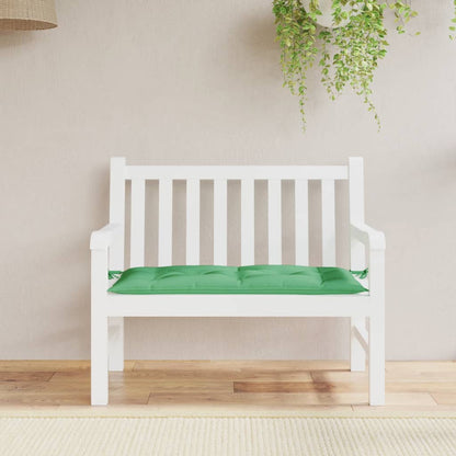 Cuscino per Panca Verde 110x50x7 cm in Tessuto Oxford