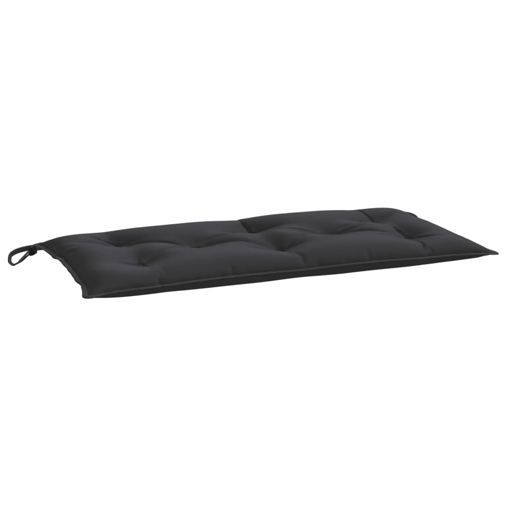 Cuscino per Panca Nero 110x50x7 cm in Tessuto Oxford | homemem39