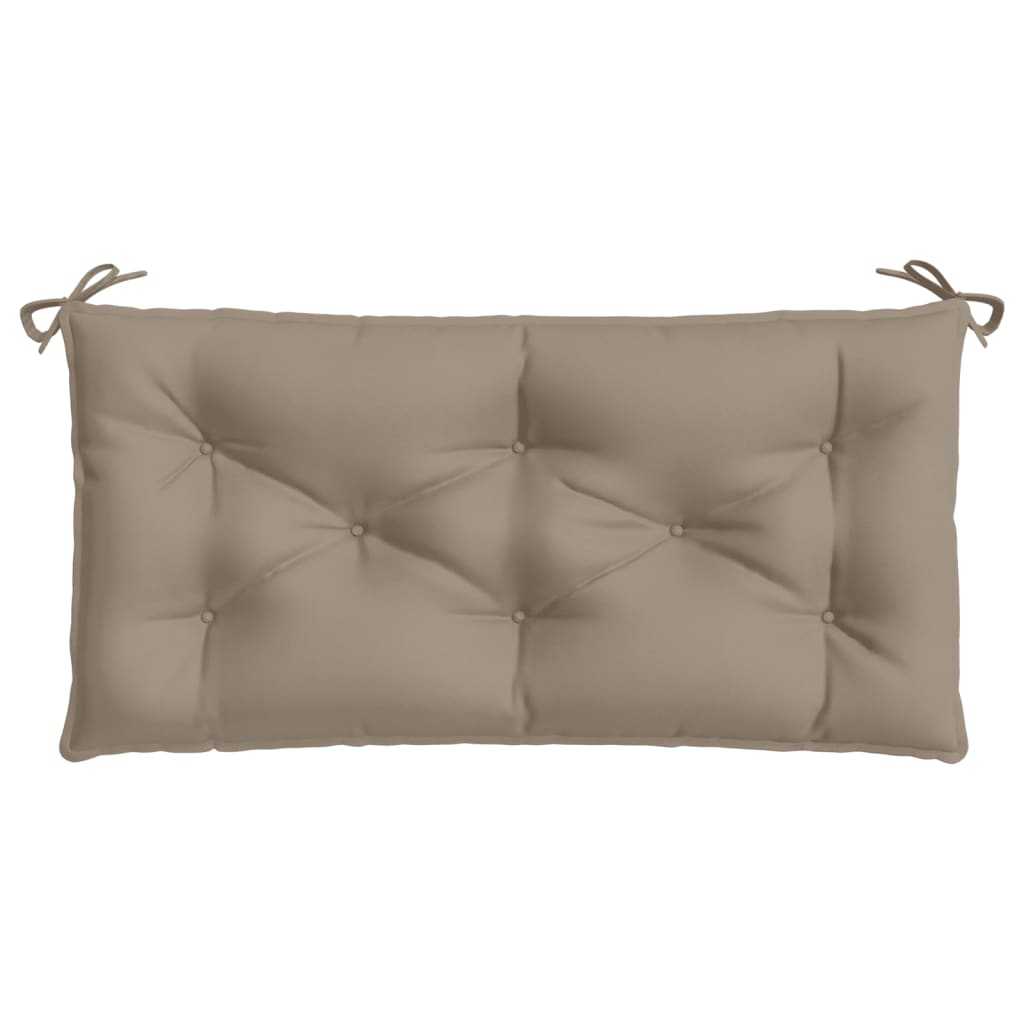 Dove Gray Bench Cushion 110x50x7 cm in Oxford Fabric