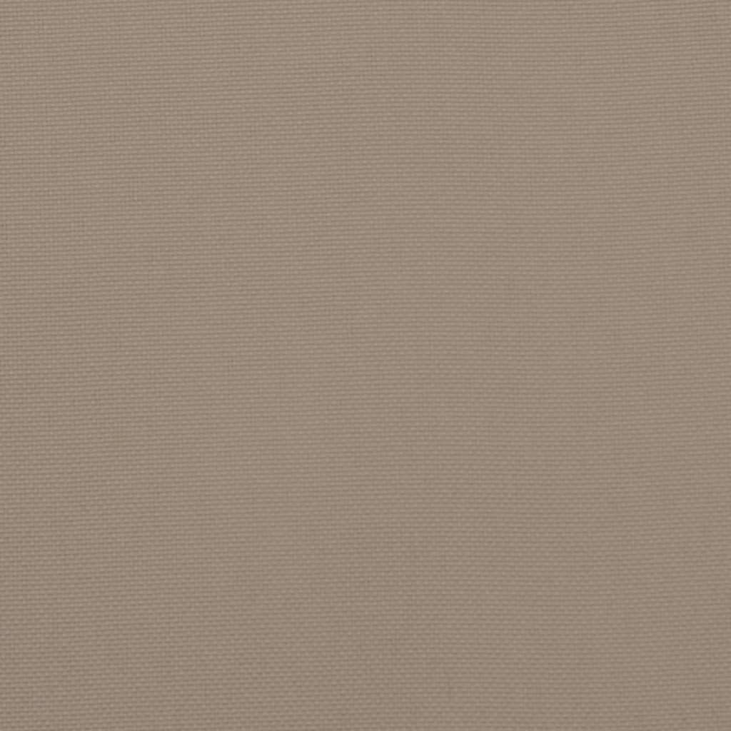 Dove Gray Bench Cushion 110x50x7 cm in Oxford Fabric