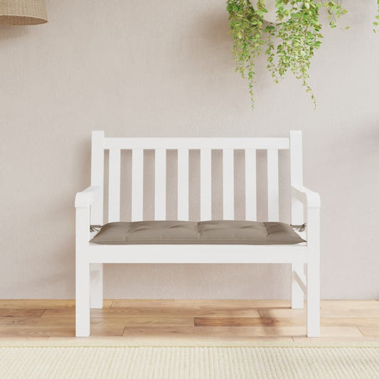 Dove Gray Bench Cushion 110x50x7 cm in Oxford Fabric