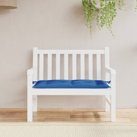 Blue Bench Cushion 110x50x7 in Oxford Fabric