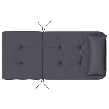 Cuscini per Sedia Adirondack 2 pz Antracite in Tessuto Oxford | homemem39