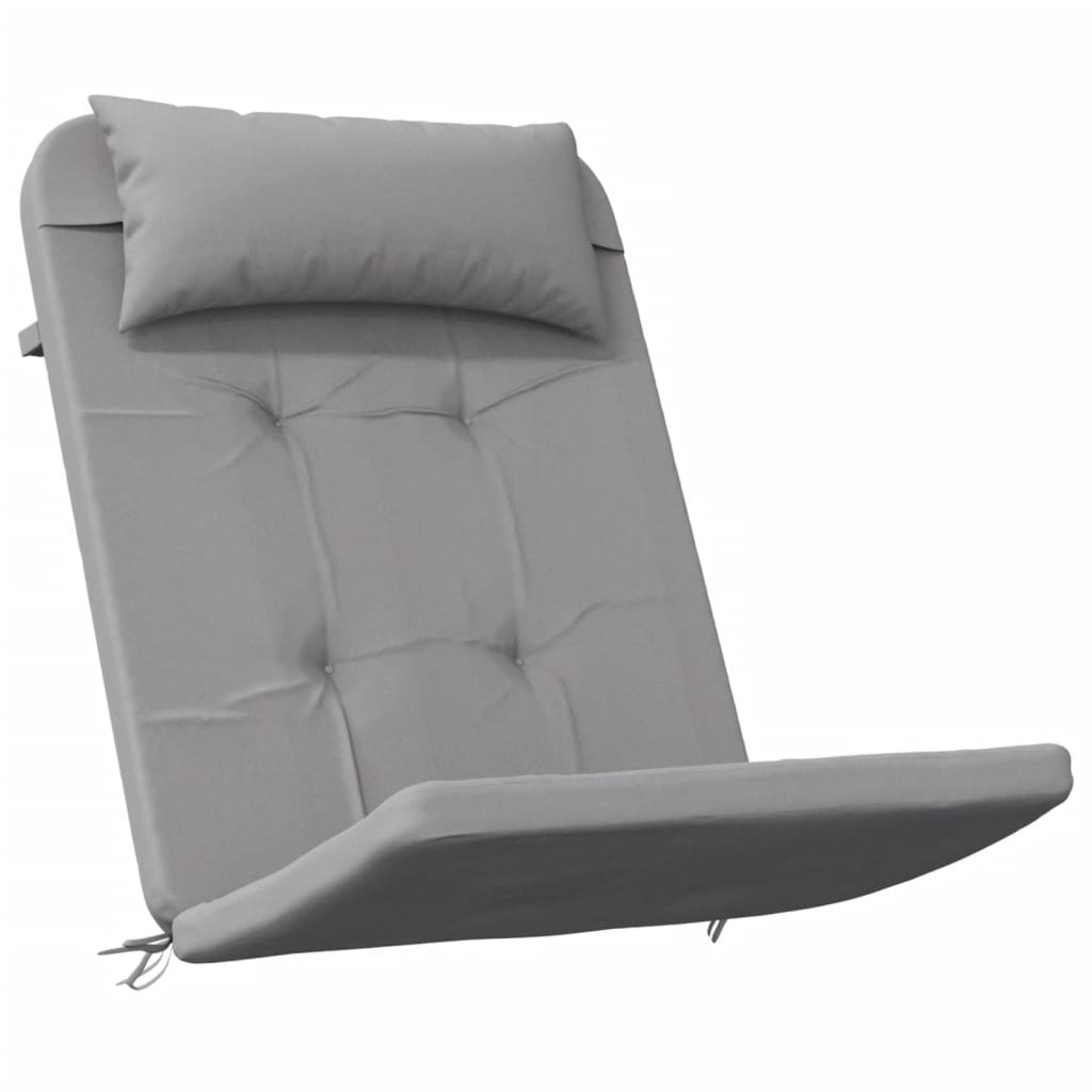 Cuscini per Sedia Adirondack 2 pz Grigio in Tessuto Oxford | homemem39