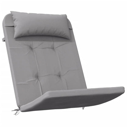 Cuscini per Sedia Adirondack 2 pz Grigio in Tessuto Oxford | homemem39