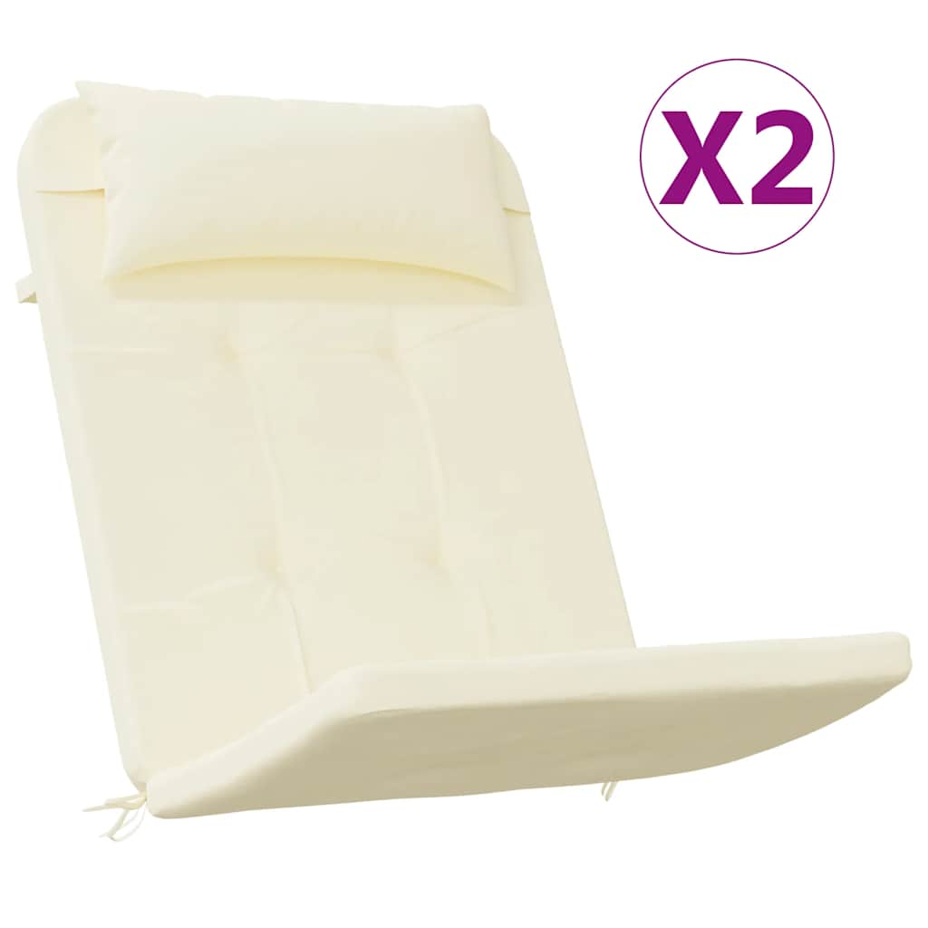 Cuscini per Sedia Adirondack 2 pz in Tessuto Oxford