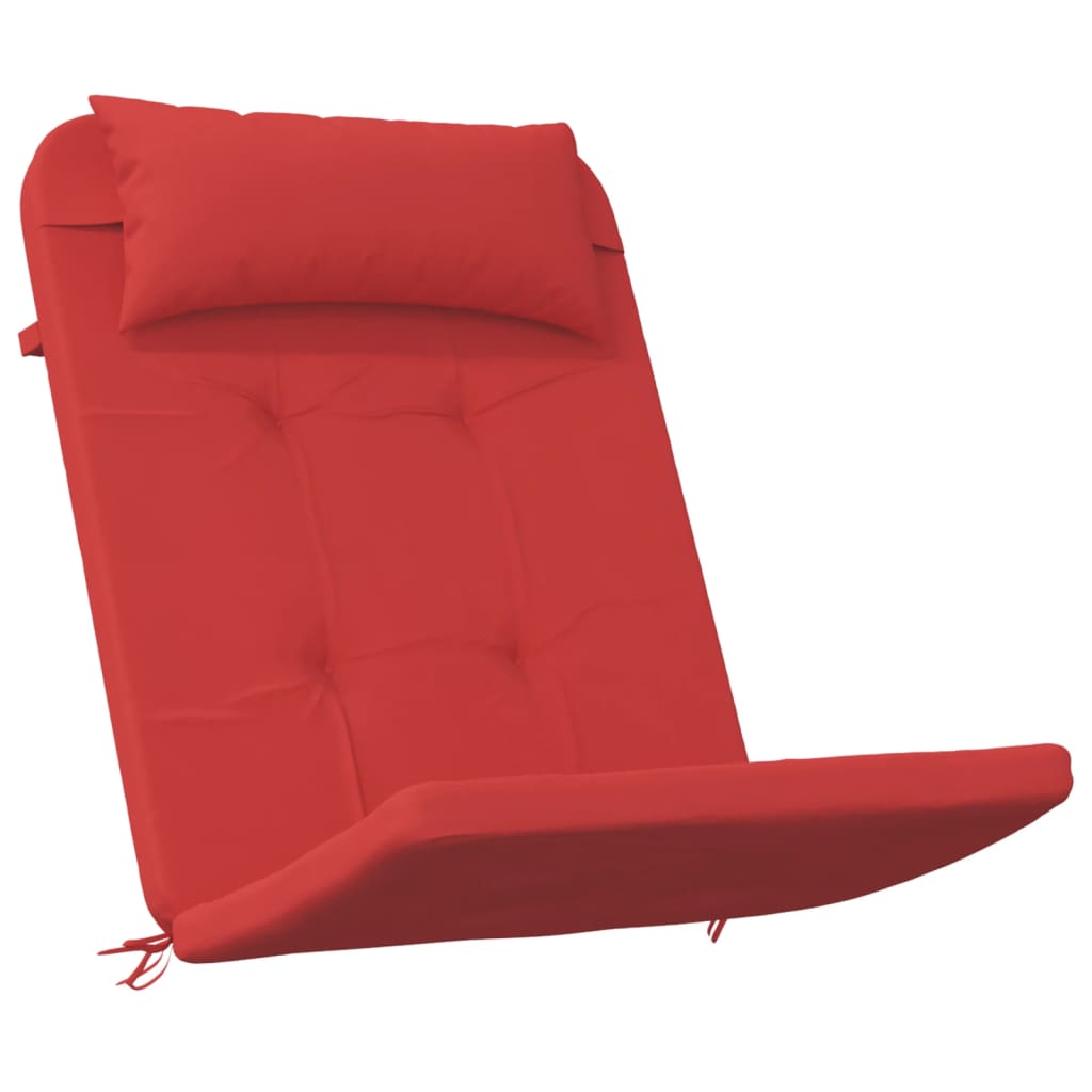 Cuscini per Sedia Adirondack 2 pz Rosso in Tessuto Oxford | homemem39