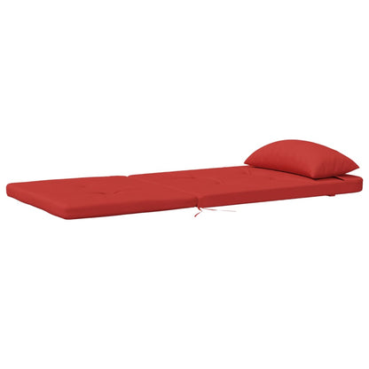 Cuscini per Sedia Adirondack 2 pz Rosso in Tessuto Oxford | homemem39