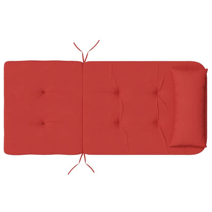 Cuscini per Sedia Adirondack 2 pz Rosso in Tessuto Oxford