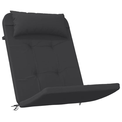 Cuscini per Sedia Adirondack 2 pz Neri in Tessuto Oxford | homemem39