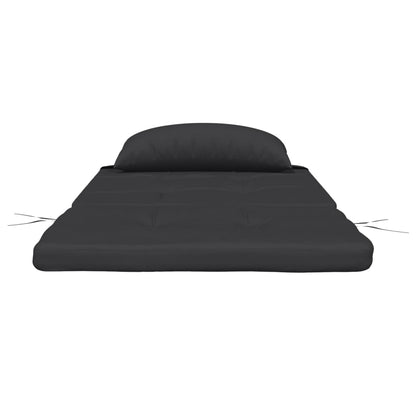 Cuscini per Sedia Adirondack 2 pz Neri in Tessuto Oxford | homemem39