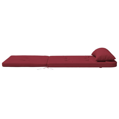 Cuscini per Sedia Adirondack 2 pz Rosso Vino in Tessuto Oxford