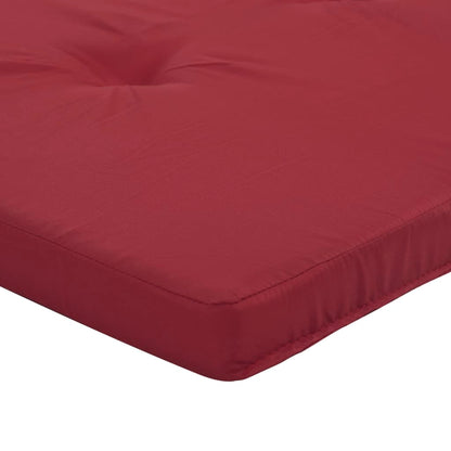 Cuscini per Sedia Adirondack 2 pz Rosso Vino in Tessuto Oxford