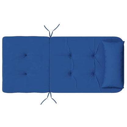 Cuscini per sedie 2 pcs Blu 58 x 77 x 4,5 cm Tessuto Oxford | homemem39