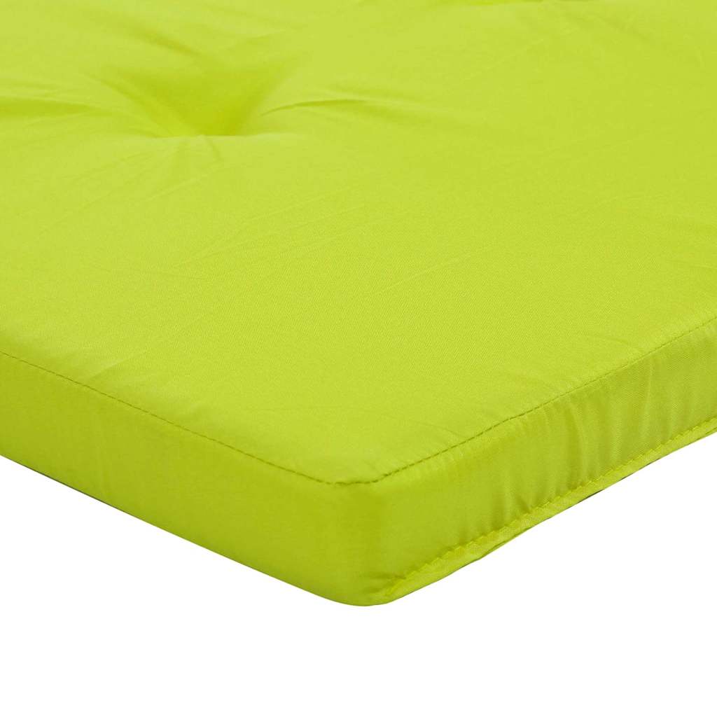 Cuscini per sedie 2 pcs Verde brillante. 58 x 77 x 4,5 cm