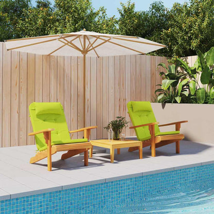 Cuscini per sedie 2 pcs Verde brillante. 58 x 77 x 4,5 cm