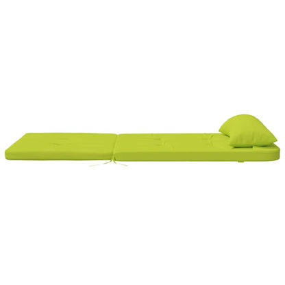 Cuscini per sedie 2 pcs Verde brillante. 58 x 77 x 4,5 cm