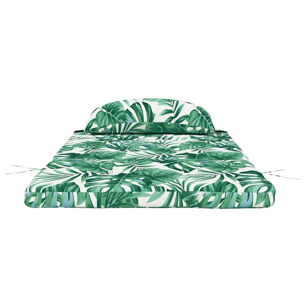 Cuscini per sedie Foglia 2 pcs Motivo Foglia 58 x 77 x 4,5 cm