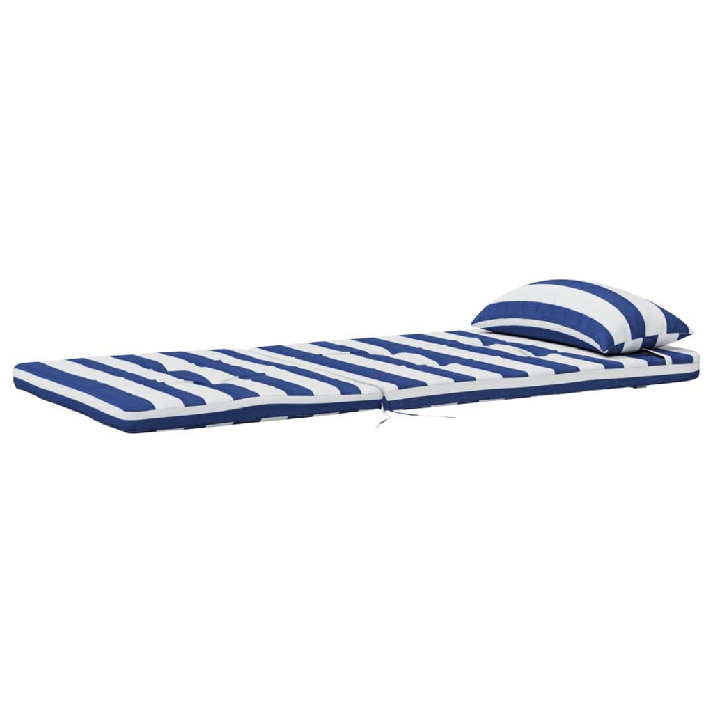 Cuscini Sedia Adirondack 2pz Strisce Bianche Blu Tessuto Oxford | homemem39