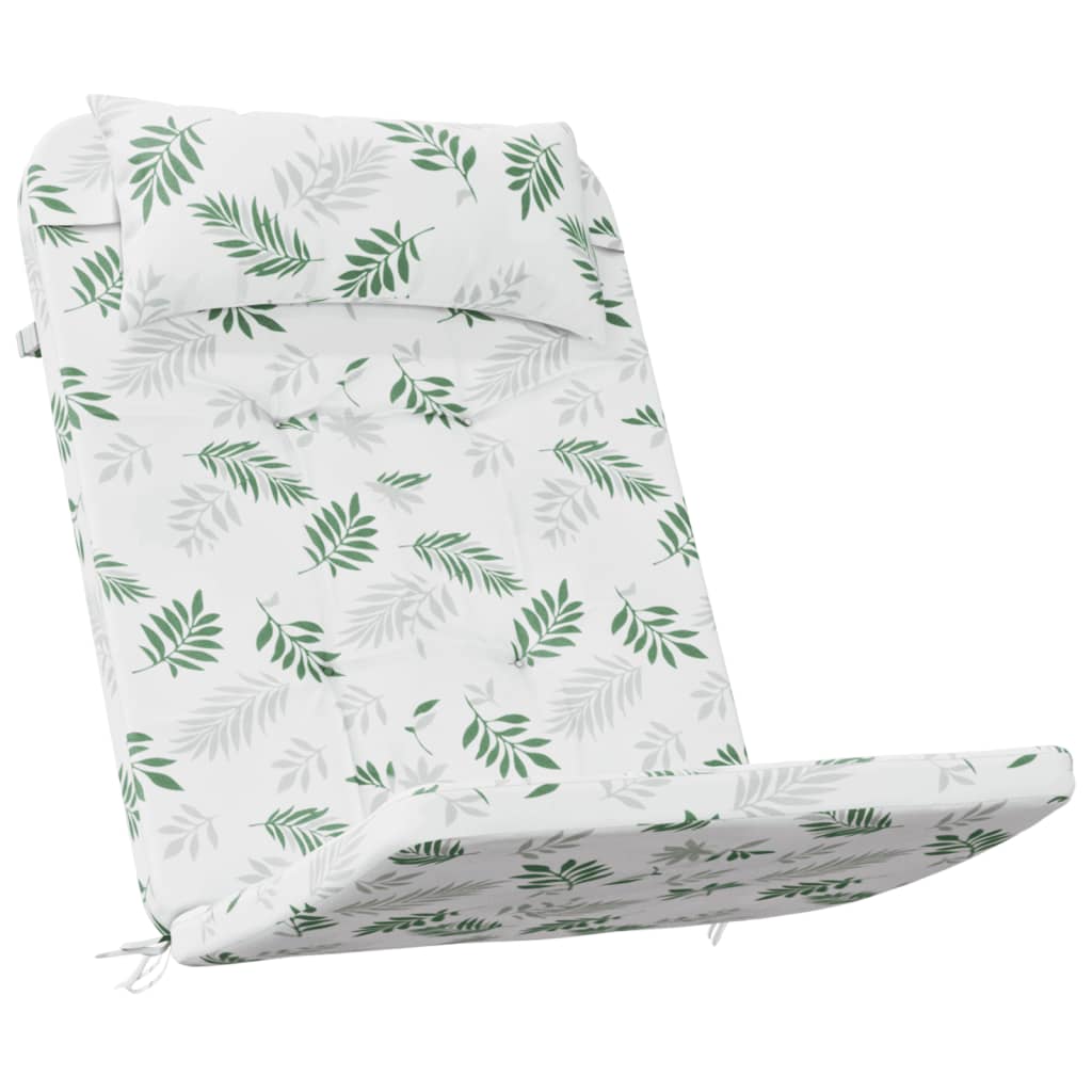 Cuscini Sedia Adirondack 2 pz Motivo a Foglie in Tessuto Oxford | homemem39