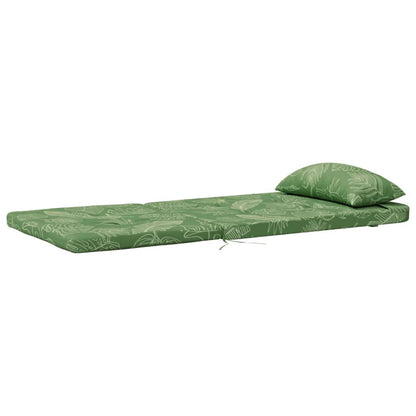Cuscini Sedia Adirondack 2 pz Motivo a Foglie in Tessuto Oxford