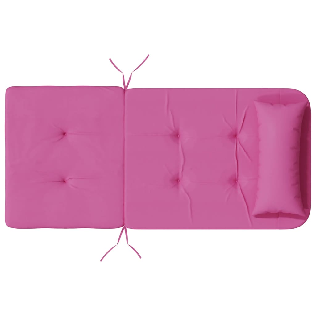 Cuscini per Sedia Adirondack 2 pz Rosa in Tessuto Oxford
