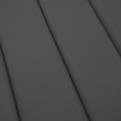 Cuscino per Lettino Antracite 180x60x4 cm in Tessuto Oxford