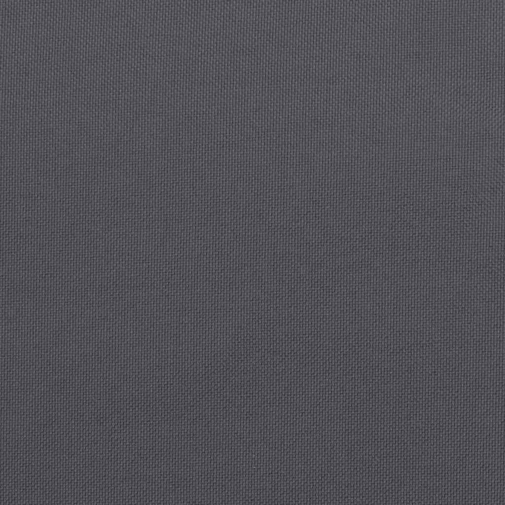 Cuscino per Lettino Antracite 180x60x4 cm in Tessuto Oxford