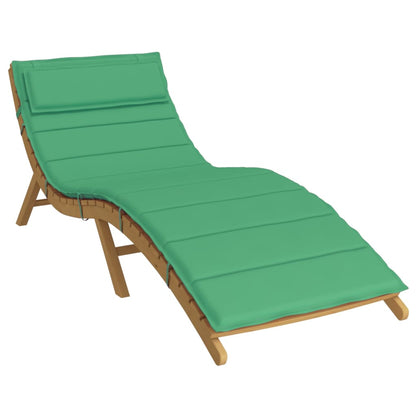 Green Cot Cushion 180x60x3 cm in Oxford Fabric