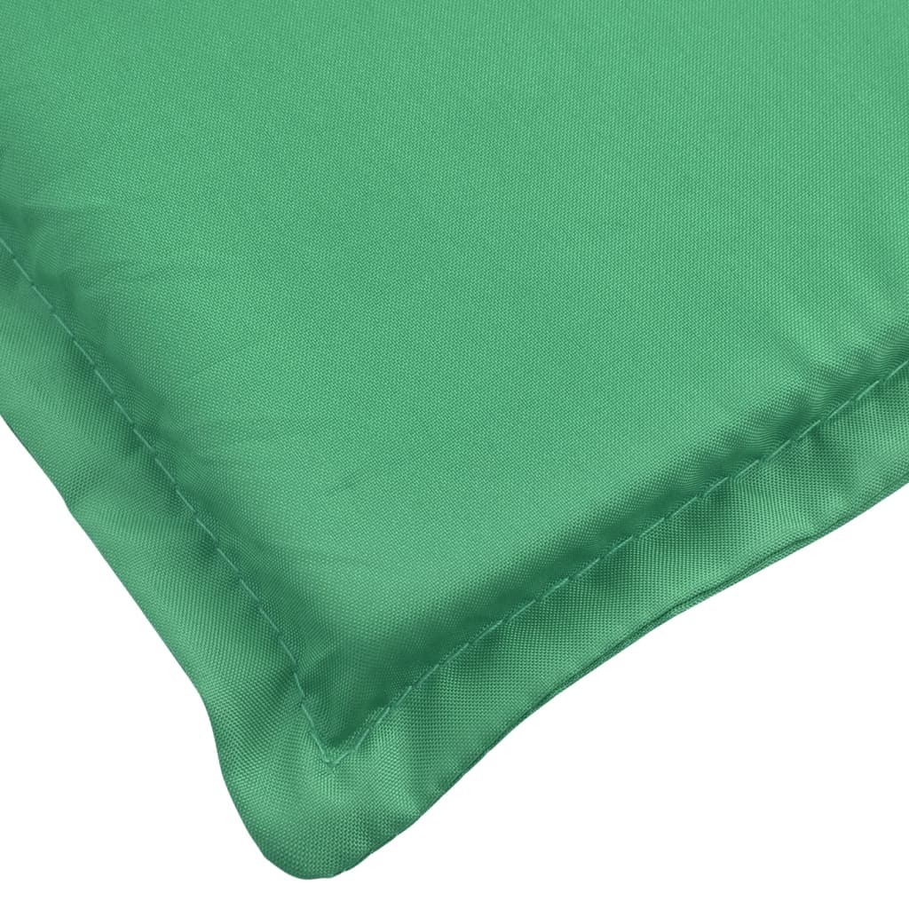 Cuscino per Lettino Verde 180x60x3 cm in Tessuto Oxford