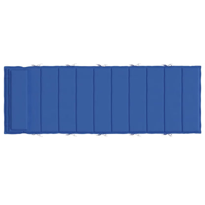 Cuscino per Lettino Blu Reale 180x60x3 cm in Tessuto Oxford