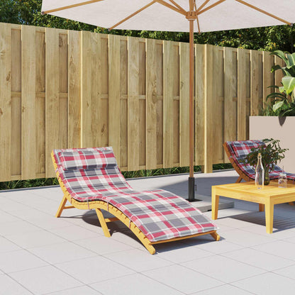 Cuscino per Lounger Sole Rosso e grigio 178 x 60 x 4 cm
