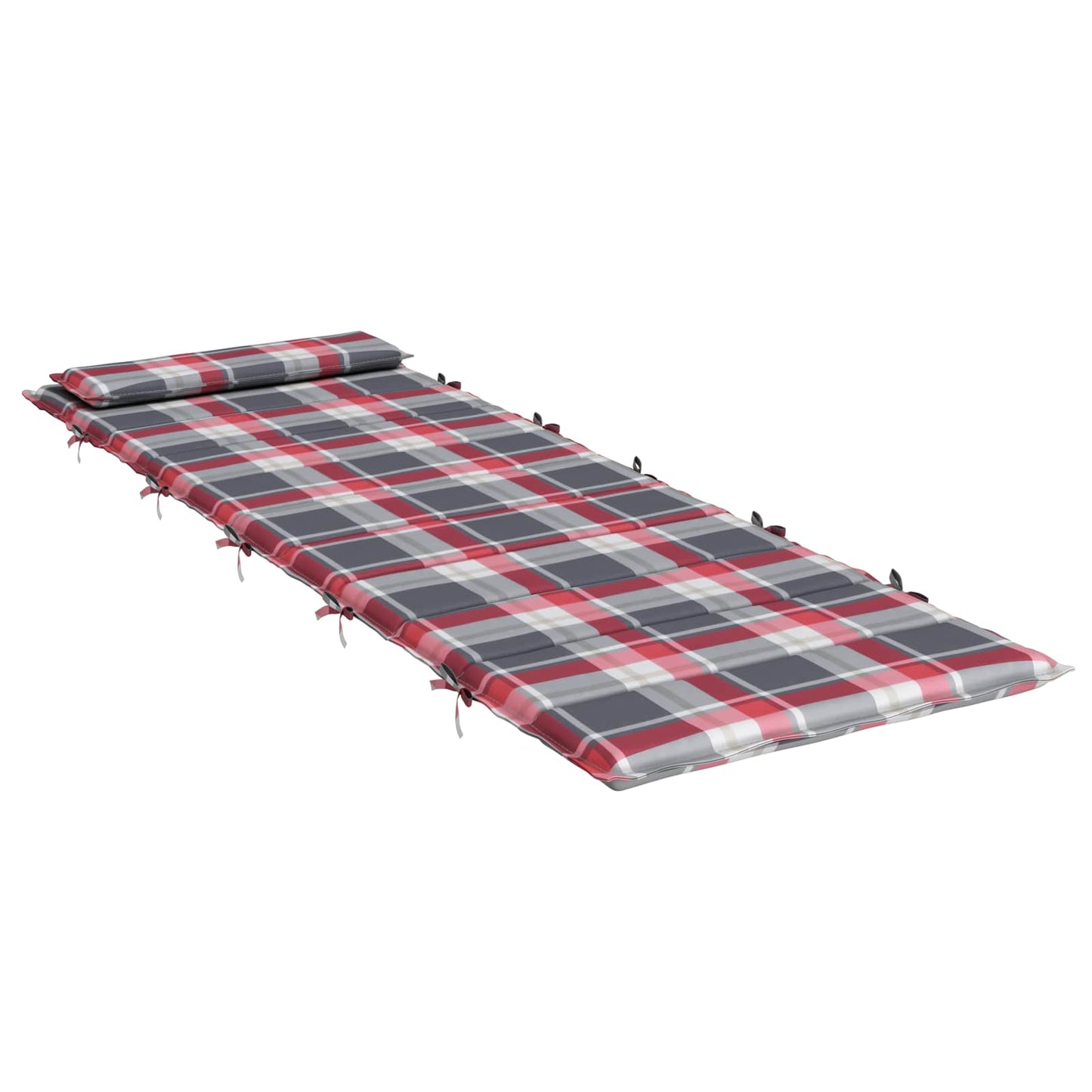 Cuscino per Lounger Sole Rosso e grigio 178 x 60 x 4 cm