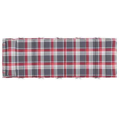 Cuscino per Lounger Sole Rosso e grigio 178 x 60 x 4 cm