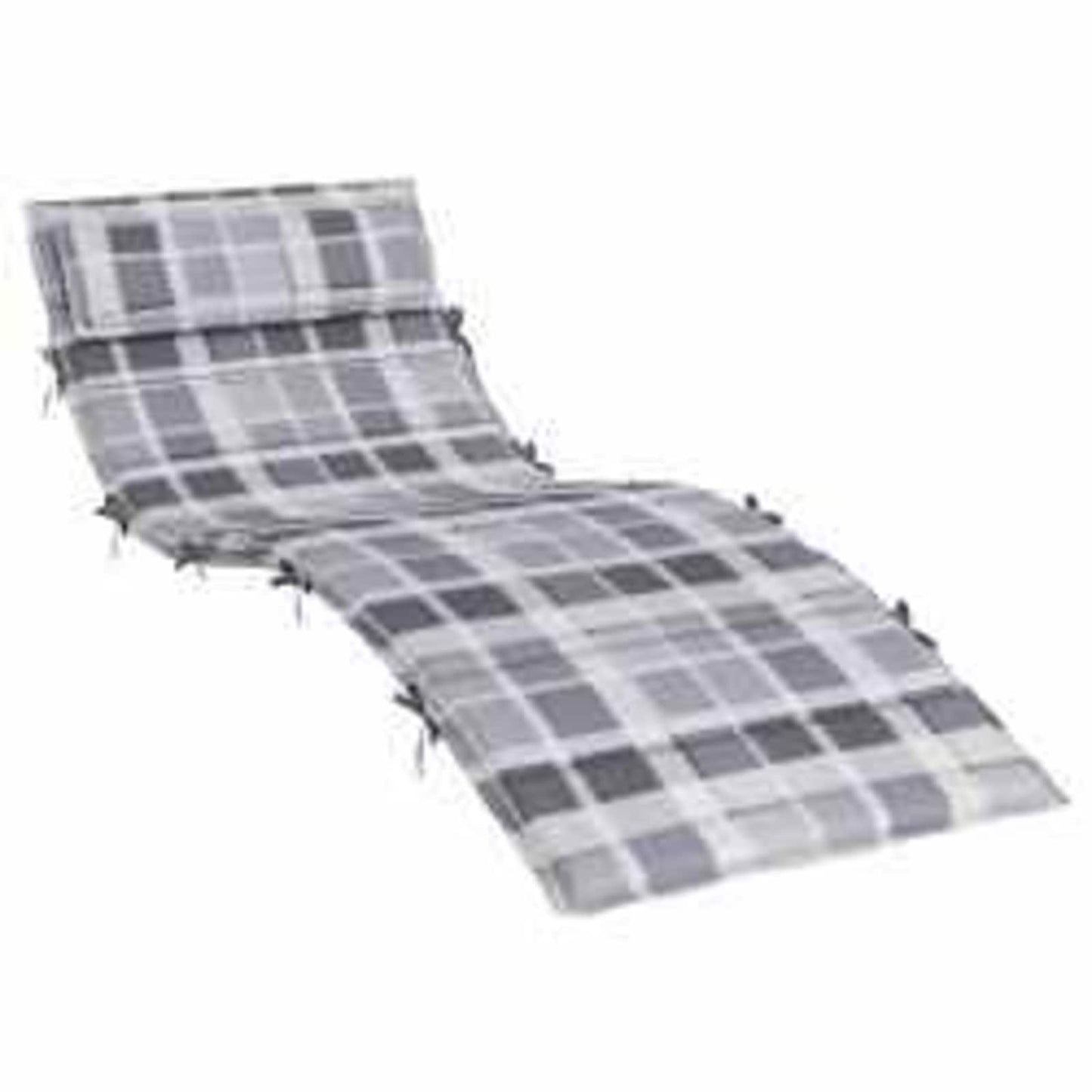 Cuscino per Lounger Sole Grigio 178 x 60 x 4 cm Tessuto Oxford