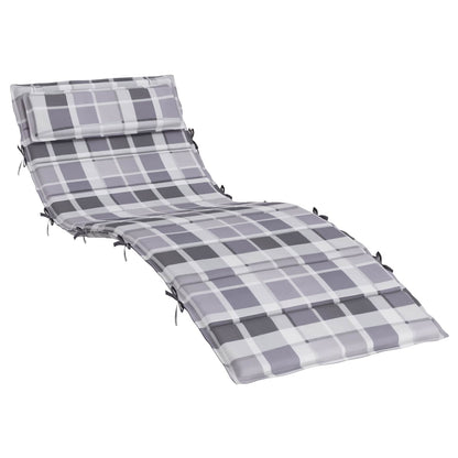 Cuscino per Lounger Sole Grigio 178 x 60 x 4 cm Tessuto Oxford