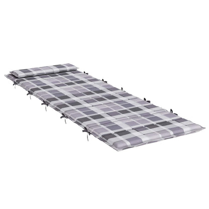 Cuscino per Lounger Sole Grigio 178 x 60 x 4 cm Tessuto Oxford