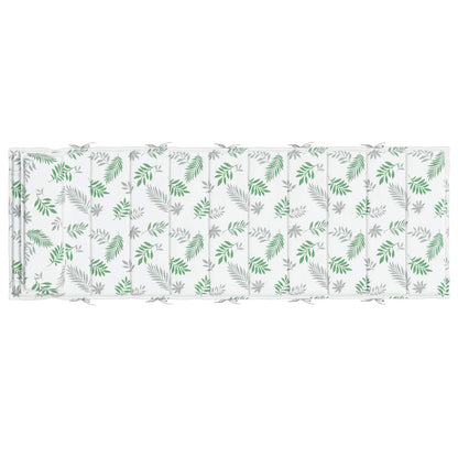 Cuscino per Lounger Sole Bianco e verde 178 x 60 x 4 cm | homemem39