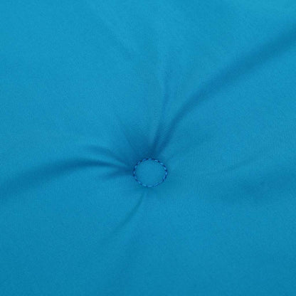 Cuscini Sedia con Schienale Alto 2 pz Blu Chiaro Tessuto Oxford